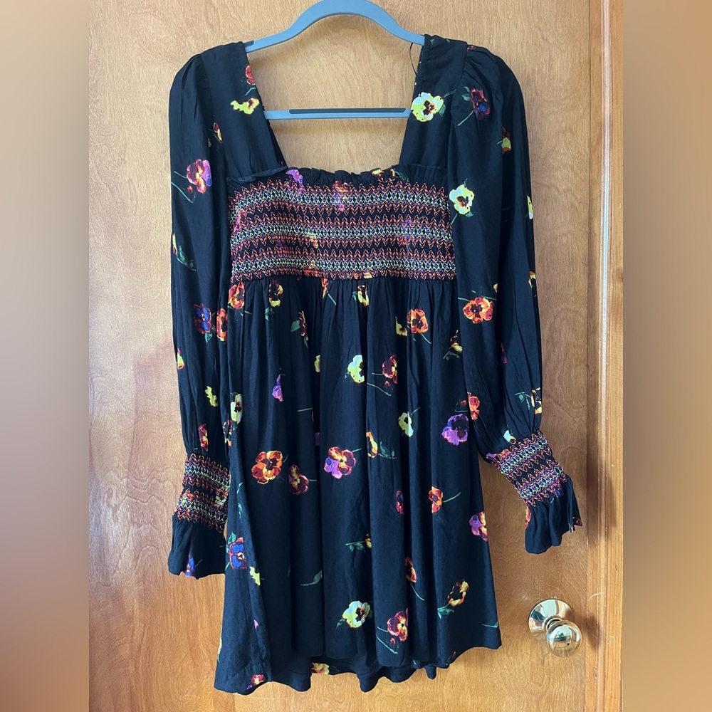 Urban Outfitters black floral dress
